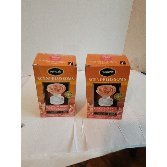 2X Renuzit Scent Blossoms Fragrance Diffuser Handmade Flower Blissful Moments - Picture 1 of 5